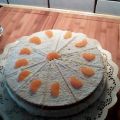 Käsesahne Torte mit Mandarinen