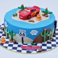 Cars Torte mit Lightning McQueen