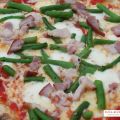 Pizza Grüne Bohnen mit Speck