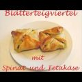 Blätterteigtaschen gefüllt mit Spinat und[...]