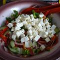 Salat : Gemischten Salat mit Schafskäse