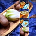 Glasierter Chicoreé auf Süsskartoffelstampf...