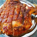 Glutenfreie Schweineschulter mit Kruste