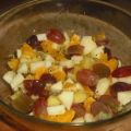 Obstsalat mit Weintrauben