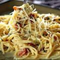 Spaghetti Carbonara mit Hähnchen