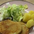 Sellerieschnitzel mit Parmesan-Panade