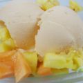 Zu Gast bei Barbara: Cremiges Ananas-Papaya Eis
