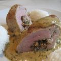 mit Zwiebeln, Speck, Pilzen und Petersilie[...]