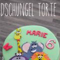 Dschungel Motivtorte