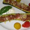 Gefüllte Zucchini alla Bolognese