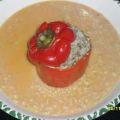 Gefüllte Paprika mit Hackfleisch und Feta