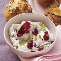Ricotta-Aufstrich mit Cranberrys und Basilikum