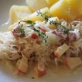 Kasseler mit Apfel-Sauerkraut