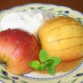 Karamell-Äpfel mit Mascarponecreme