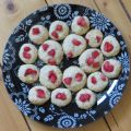 Erdbeer-Zitronen-Cookies mit weißer Schokolade