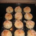 Muffins-Brötchen mit Buttermilch und Leinsamen