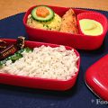 Bento No. 025 - Rührei-Kugel Lachs und Reis