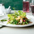 Blattsalat mit gebratenem Spargel und[...]