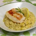 Zitronen-Rosmarin-Risotto mit Fisch