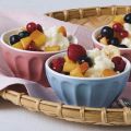 Milchreis mit Obstsalat