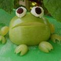 Apfel-Frosch für Kinder