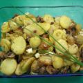 Kartoffelpfanne mit Pilzen