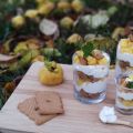 Schichtdessert mit Quitte, Quark und Spekulatius