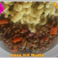~ Hauptgericht ~ Linsa mit Nudla