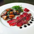 Carpaccio vom Hirsch-Schinken mit gebratenen[...]