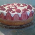 Erdbeer-Torte mit Vanille-Creme