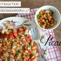 Kirschtomaten-Riesenbohnensalat mit Picada