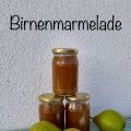 Birnenmarmelade mit Zimt