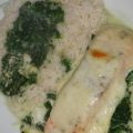 Fisch : Lachs auf Blatt-Spinat gedünstet (ohne[...]