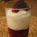 Joghurt-Mintcreme auf Kirschen ...vonne Sabine