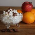 Frühstücksquark mit Obst und Schokolade