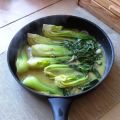 Pak Choi in Kokos-Curry-Sosse
