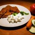 Pakoras mit Apfel-Minz-Chutney