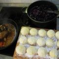 Sauerbraten mit Rotkraut und Klöße
