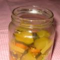 Zucchini-Mix süß-sauer eingelegt