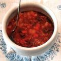 Gulaschsuppe mit Tabasco