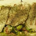 Fischfilet mit Lauch und Speck (Paleo)