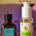 Moroccanoil vs. alverde Haaröl