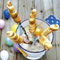 Stockbrot mit Knoblauch