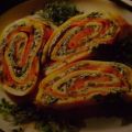 Fisch: Lachs Crepe Kräuterrolle