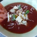 Geeiste Tomaten-/Melonensuppe 2 Varianten