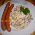 Salate: Nudelsalat mit Champignons