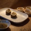 Kürbiskern-Cupcakes mit zweierlei Toppings