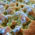 leichter und leckerer Rhabarber-Kuchen