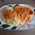 Pasta : Spaghetti mit Tomaten / Brunch-Soße