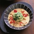 Spinatklöße in Ricotta-Tomatensauce